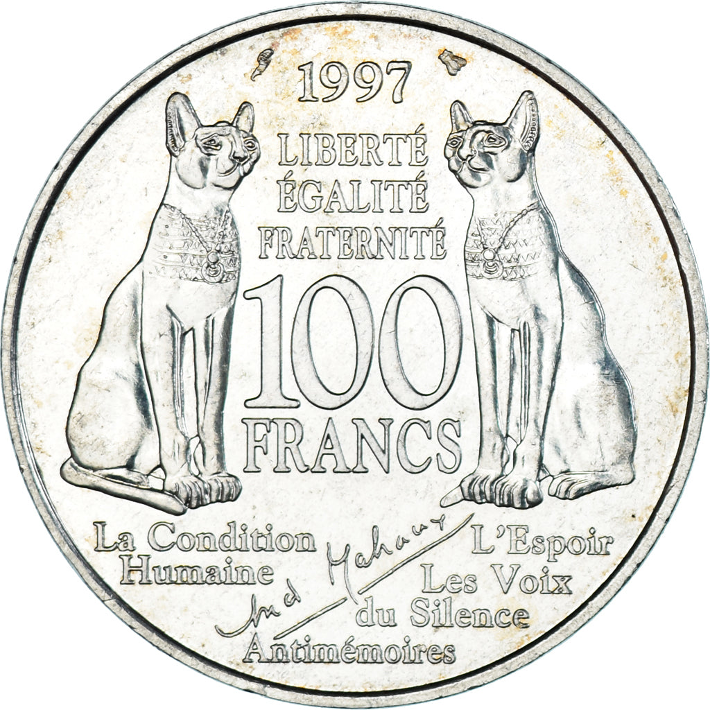Monnaie, France, 100 Francs, 1997, SUP, Argent, Gadoury:954