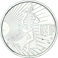 France, 10 Euro, 2009, Semeuse, AU(55-58), Silver