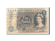 Great Britain, 5 Pounds, 1960, KM:375b, Undated, VG(8-10)