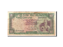 Ceylon, 10 Rupees, 1971, KM:74b, 1971-02-01, VG(8-10)