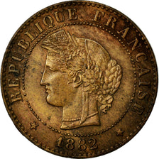 Munten, Frankrijk, Cérès, Centime, 1882, Paris, ZF, Bronze, Gadoury:88