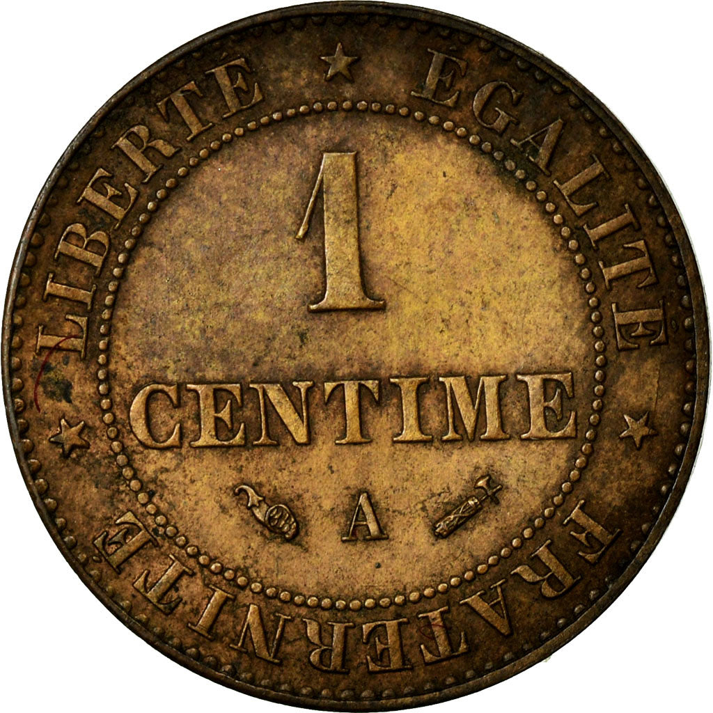 Monnaie, France, Cérès, Centime, 1882, Paris, TTB, Bronze, Gadoury:88