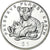 Moneta, Erytrea, Dollar, 1995, Faune africaine - Lion, MS(63), Miedź-Nikiel