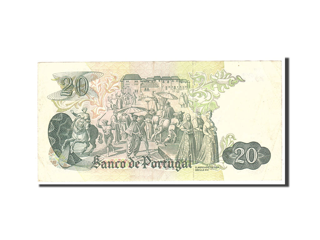 Banconote, Portogallo, 20 Escudos, 1971, KM:173, 1971-07-27, BB