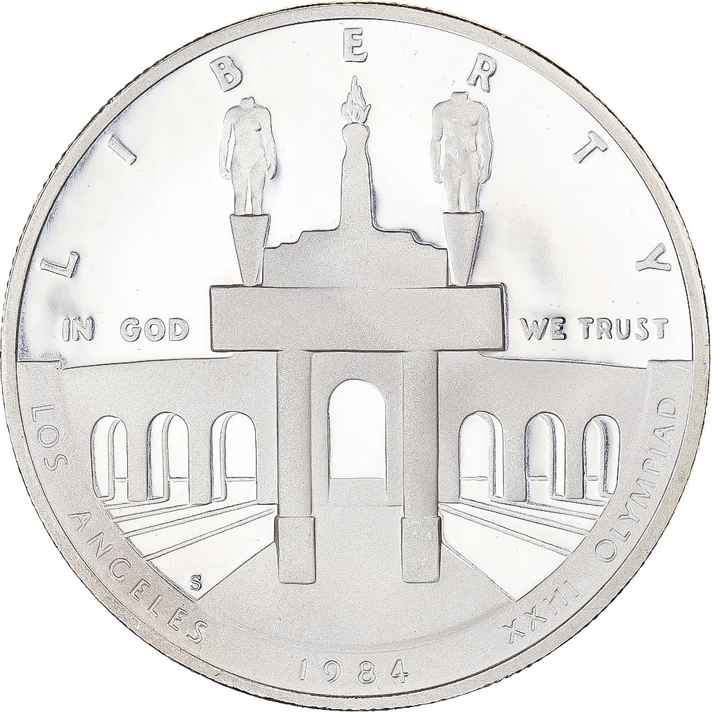 Coin, United States, Jeux Olympiques, Dollar, 1984, U.S. Mint, San Francisco