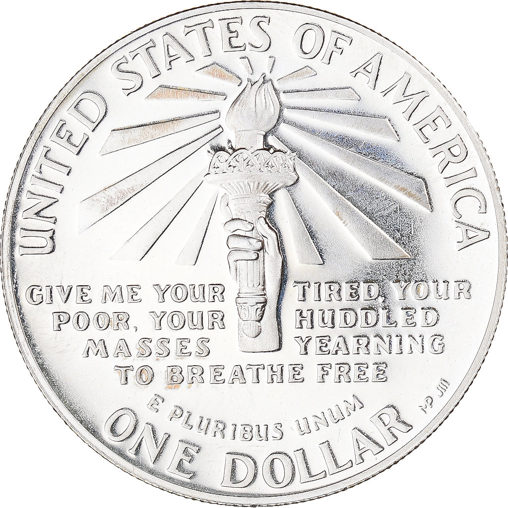 Coin, United States, Statue de la Liberté, Dollar, 1986, U.S. Mint, San