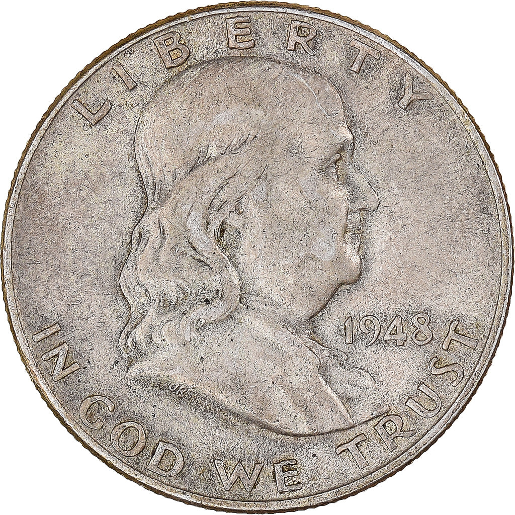 Moneta, Stati Uniti, Half Dollar, 1948, U.S. Mint, Philadelphia, MB+, Argento