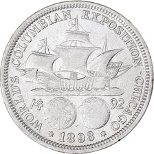 Coin, United States, Half Dollar, 1893, U.S. Mint, Philadelphia, EF(40-45)