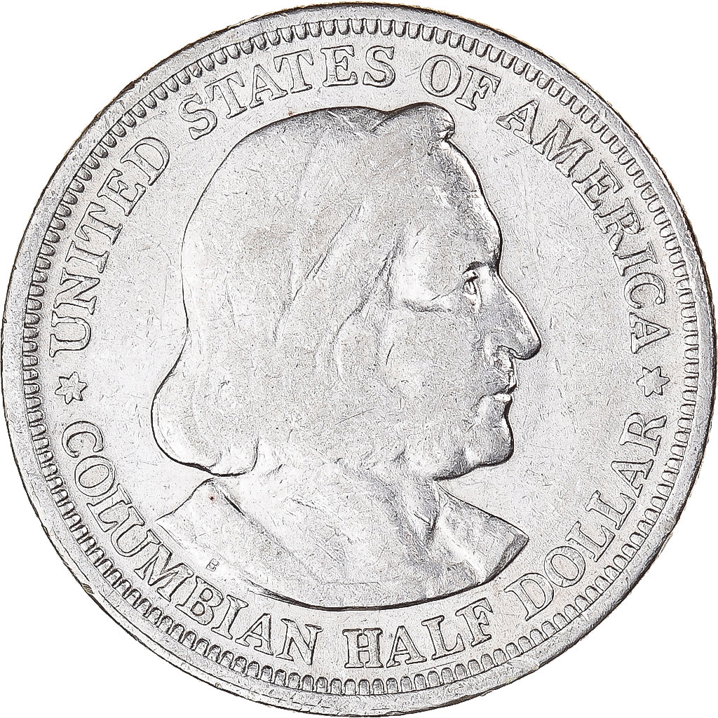 Coin, United States, Half Dollar, 1893, U.S. Mint, Philadelphia, EF(40-45)