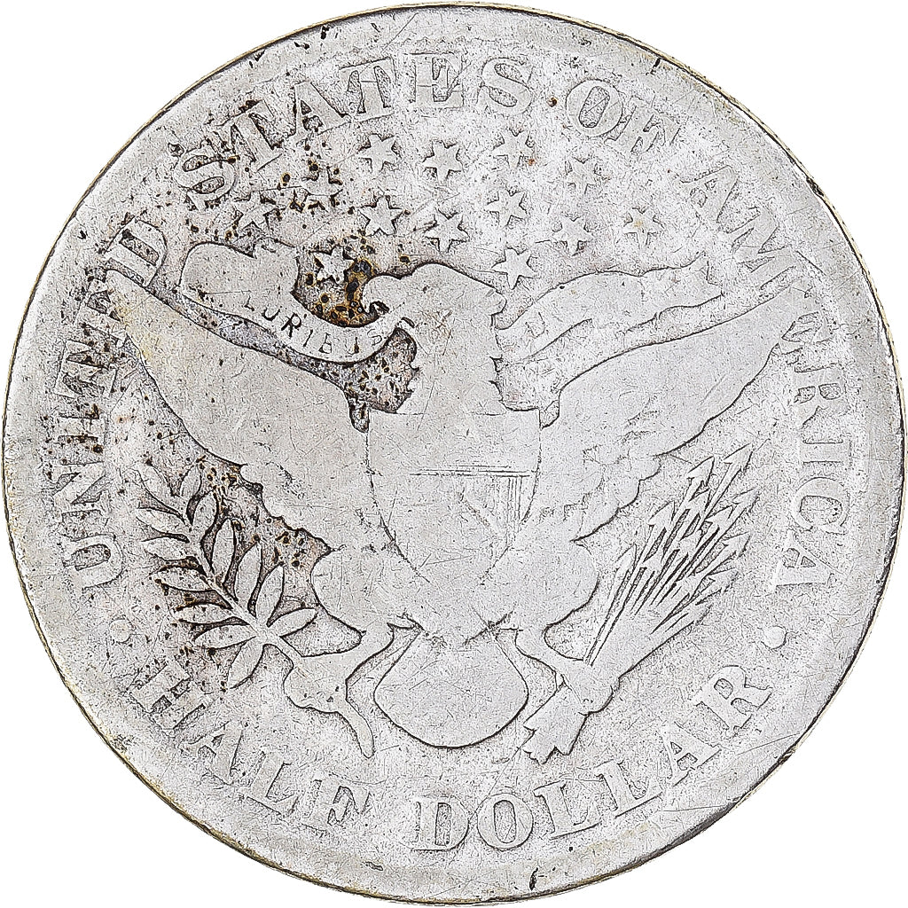 Coin, United States, Barber Half Dollar, Half Dollar, 1899, U.S. Mint