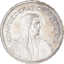 Coin, Switzerland, 5 Francs, 1953, Bern, EF(40-45), Silver, KM:40