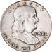 Coin, United States, Franklin Half Dollar, Half Dollar, 1958, U.S. Mint