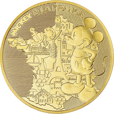 Francja, Monnaie de Paris, 200 Euro, Mickey & la France, 2018, Paris, BU