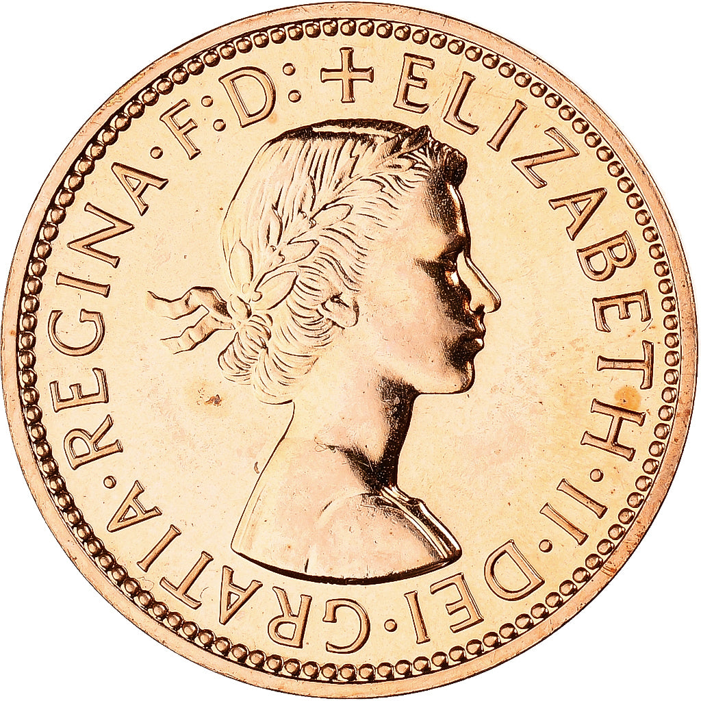 Coin, Great Britain, 1/2 Penny, 1970, MS(63), Bronze