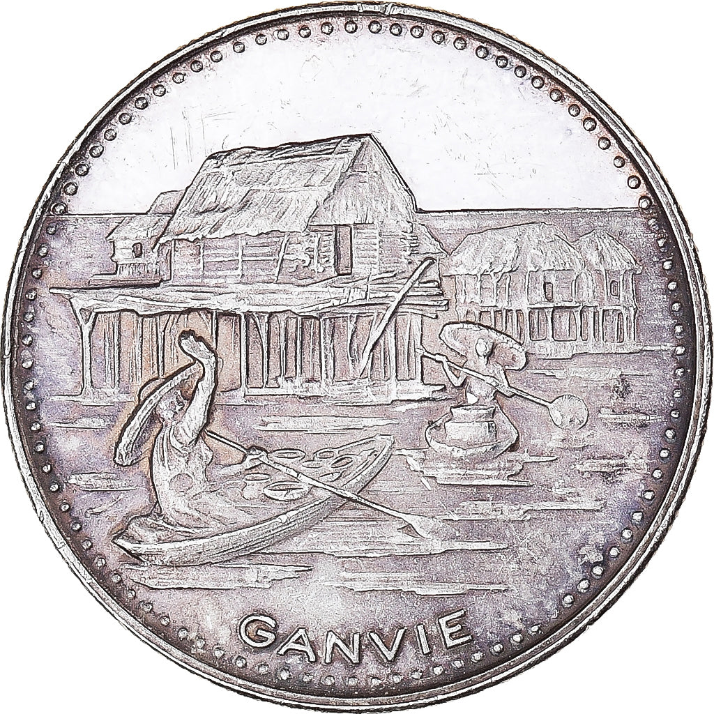 Coin, DAHOMEY, 100 Francs, 1971, AU(50-53), Silver, KM:1.3