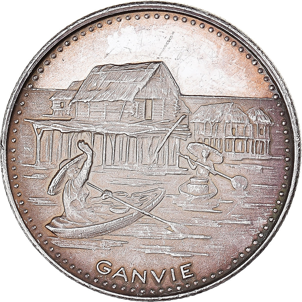 Coin, DAHOMEY, 100 FR.CFA, 1971, AU(50-53), Silver