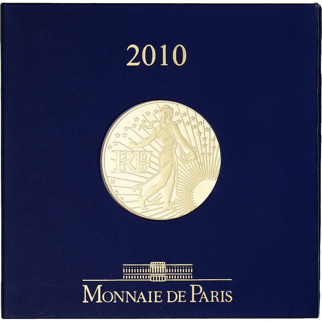 France, Monnaie de Paris, 500 Euro, 2010, Pessac, Semeuse.BU, FDC, Or, KM:1642
