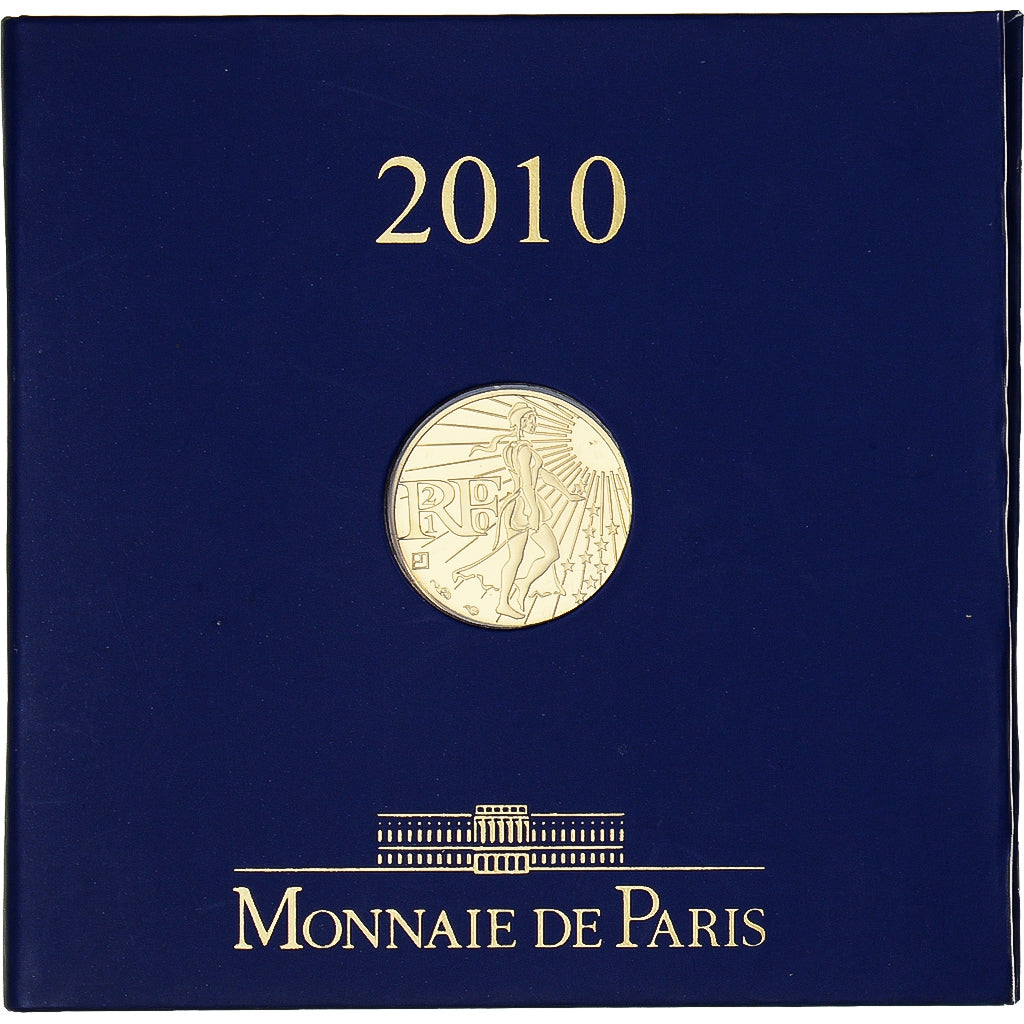 France, 100 Euro, 2010, Paris, BU, FDC, Or, KM:1536