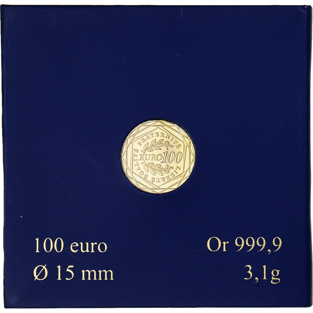 France, 100 Euro, 2010, Paris, BU, FDC, Or, KM:1536