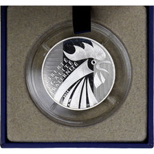 France, 10 Euro, Coq, 2014, Monnaie de Paris, BE, MS(65-70), Silver