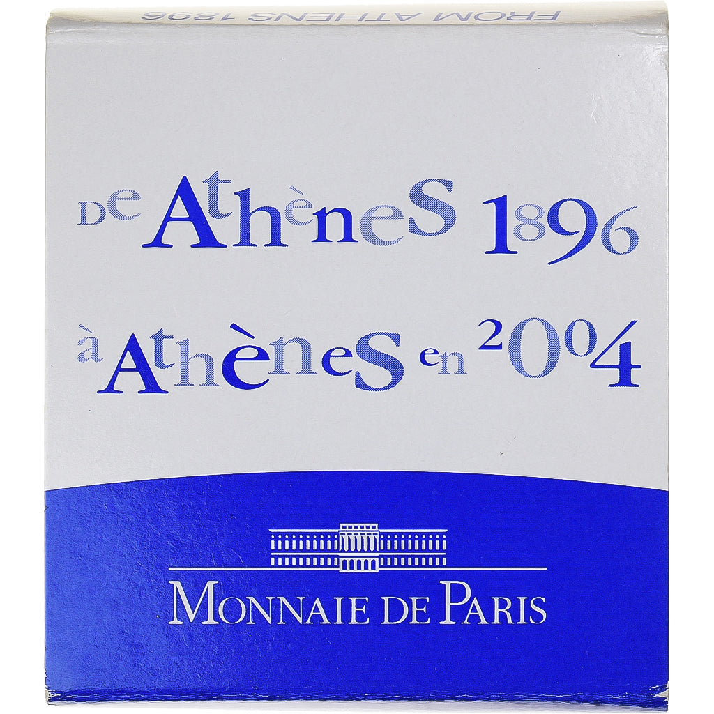 Francja, Monnaie de Paris, 1-1/2 Euro, 2003, Paris, Athènes 1896 A  Athènes