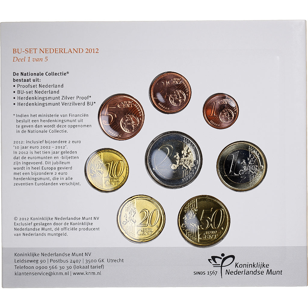 Pays-Bas, Euro-Set, 2012, Ondernemerschap in Nederland (Heineken).BU.Set 9