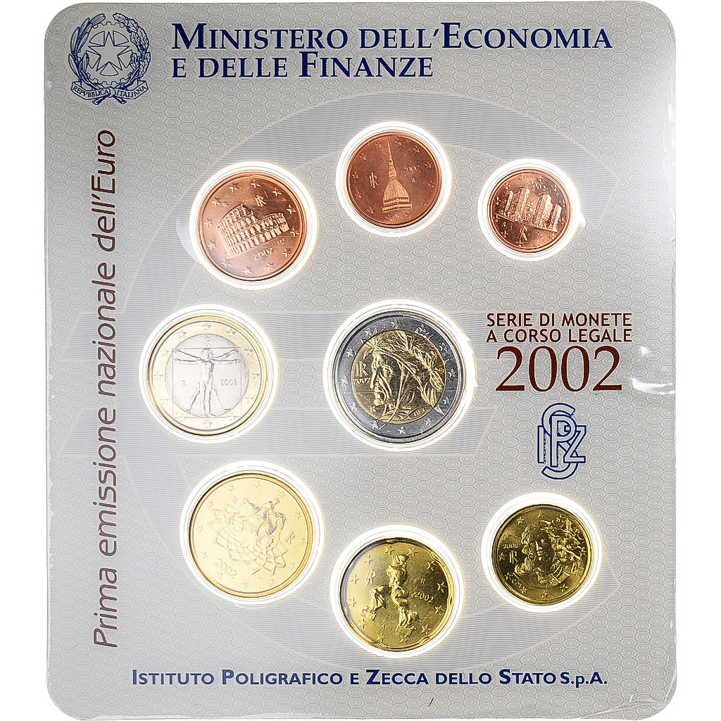 Italy, Set, 2002, Euro-Set.BU, MS(65-70)