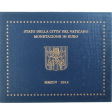 Vatican, 1 Cent to 2 Euro, 2014, BU, MS(65-70)