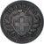 Moneda, Suiza, 2 Rappen, 1850, Paris, MBC, Bronce, KM:4.1
