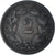Moneda, Suiza, 2 Rappen, 1850, Paris, MBC, Bronce, KM:4.1