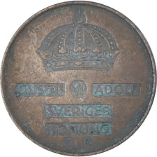 Moneta, Szwecja, Gustaf VI, 2 Öre, 1953, VF(30-35), Brązowy, KM:821