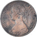 Coin, Great Britain, Victoria, Farthing, 1872, EF(40-45), Bronze, KM:747.2