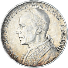 Moneta, PAŃSTWO WATYKAŃSKIE, Pius XII, 5 Lire, 1940, Roma, AU(55-58), Srebro