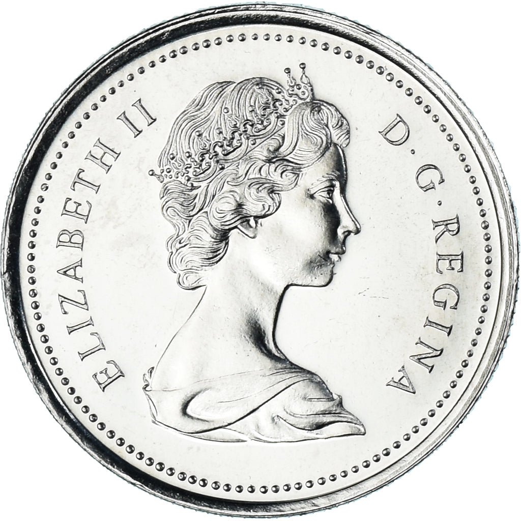Coin, Canada, Elizabeth II, 25 Cents, 1973, Royal Canadian Mint, Ottawa