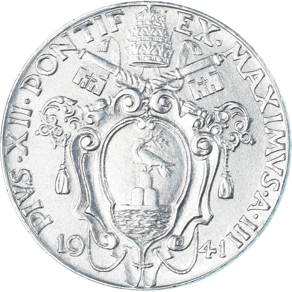 Monnaie, Cité du Vatican, Pius XII, 20 Centesimi, 1941, Roma, SPL, Acier