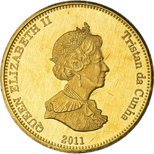 Coin, Tristan Da Cunha, 20 Pence, 2011, 4th portrait; Nightingale Island