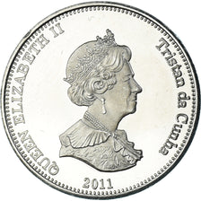 Coin, Tristan Da Cunha, 10 Pence, 2011, 4th portrait; Nightingale Island