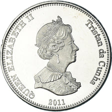 Münze, Tristan Da Cunha, 10 Pence, 2011, 4th portrait; Nightingale Island, UNZ