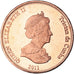 Coin, NIGHTINGALE ISLAND, 2 Pence, 2011, Île Nightingale., MS(63), Cuivre