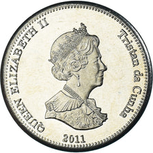 Coin, NIGHTINGALE ISLAND, 5 Pence, 2011, 4th portrait; Nightingale Island