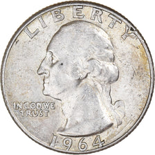 Monnaie, États-Unis, Washington Quarter, Quarter, 1964, U.S. Mint