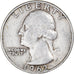 Coin, United States, Washington Quarter, Quarter, 1962, U.S. Mint, Denver