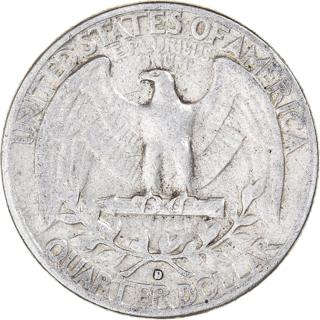 Coin, United States, Washington Quarter, Quarter, 1962, U.S. Mint, Denver