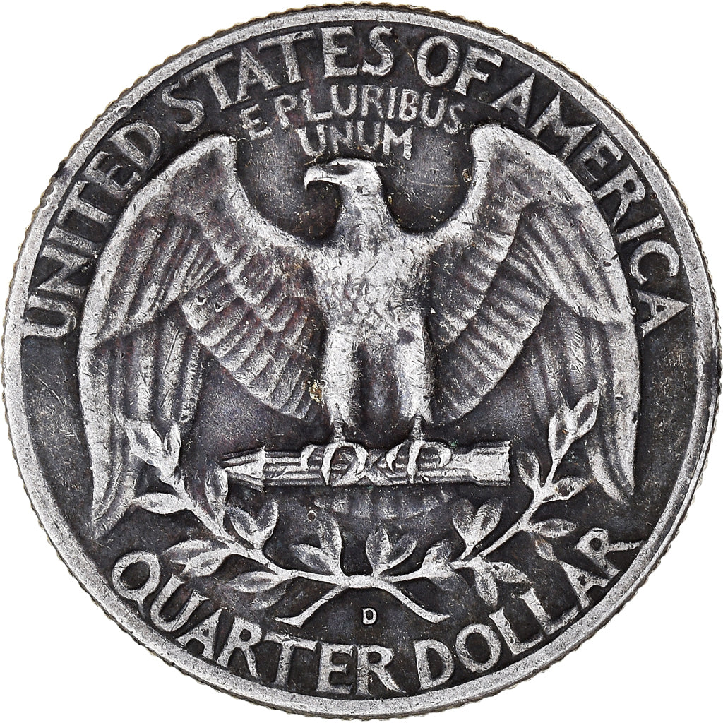Moneda, Estados Unidos, Washington Quarter, Quarter, 1962, U.S. Mint, Denver