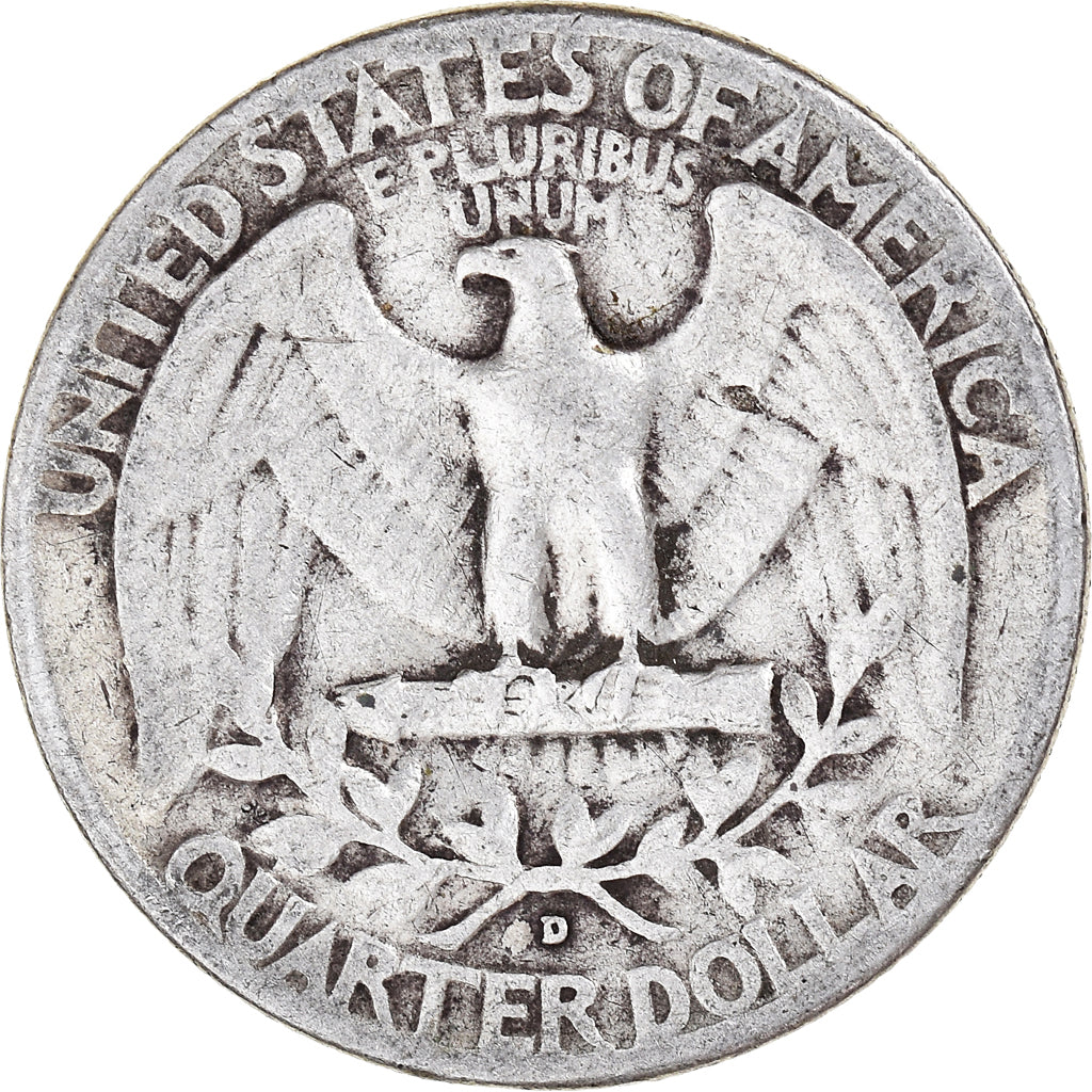 Moneda, Estados Unidos, Washington Quarter, Quarter, 1952, U.S. Mint, Denver