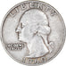 Coin, United States, Washington Quarter, Quarter, 1960, U.S. Mint, Denver