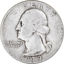 Munten, Verenigde Staten, Washington Quarter, Quarter, 1939, U.S. Mint