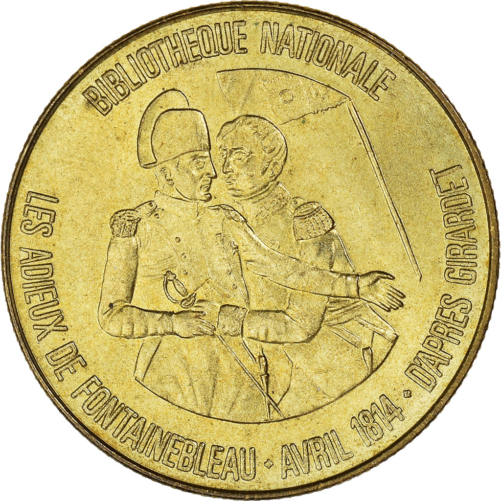 Francia, zeton, Collection Total, Les Adieux de Fontainebleau, History, 1969