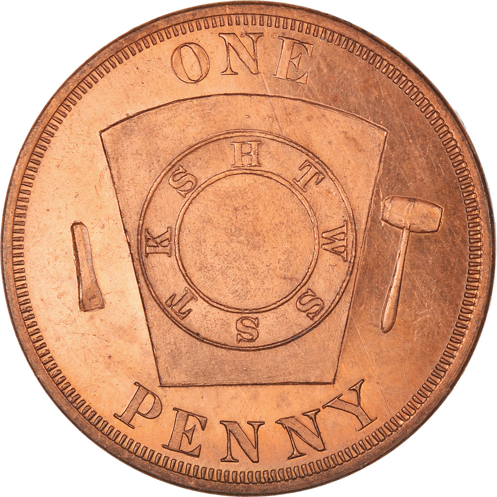 Canada, Token, Masoneria, Napanee, Mount Sinaï, Chapter Penny, MS(64), Miedź