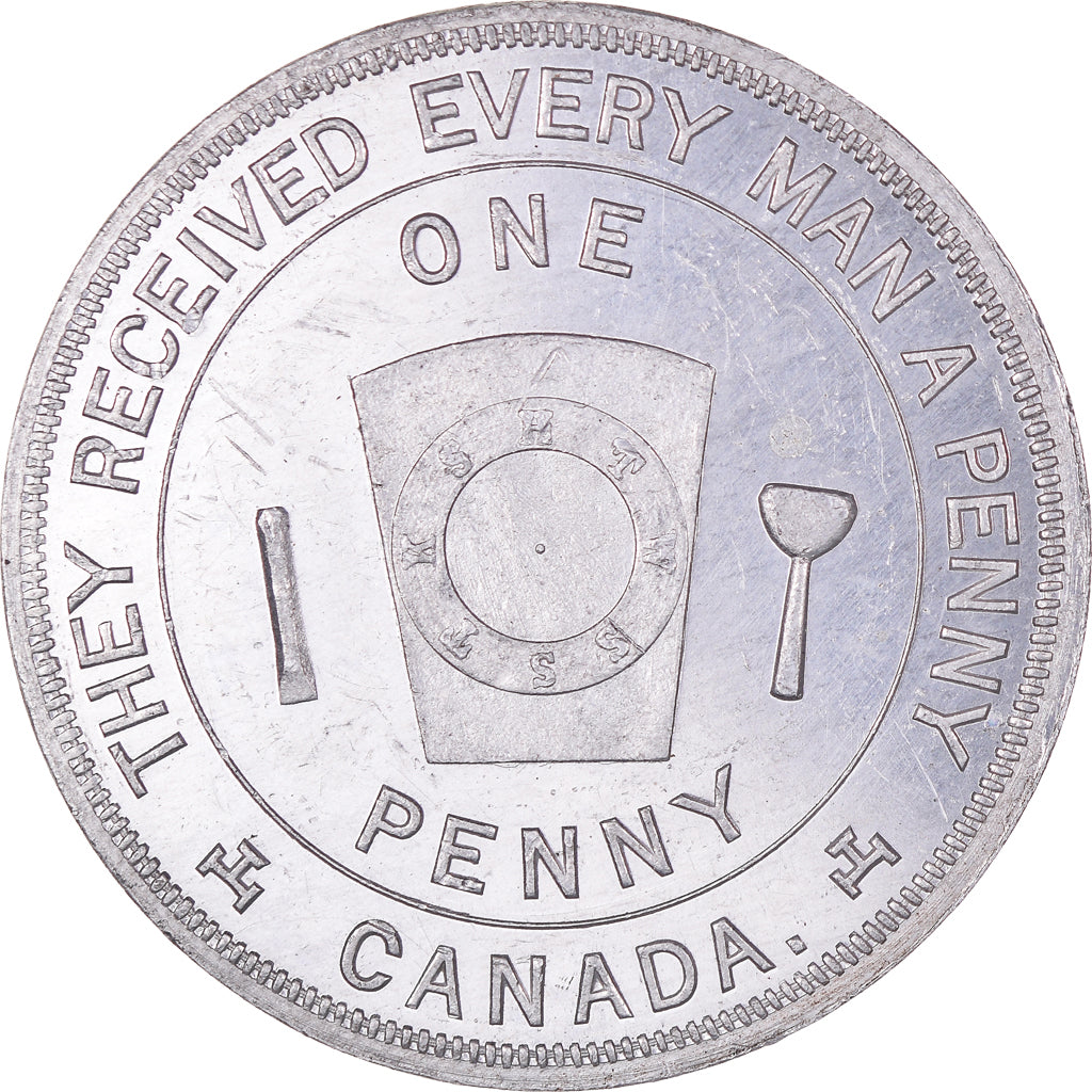 Canada, Token, Masonic, Kenora, Aluminium Golden Chapter, Chapter Penny